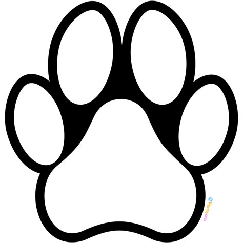 paw print clip art|free paw print background.